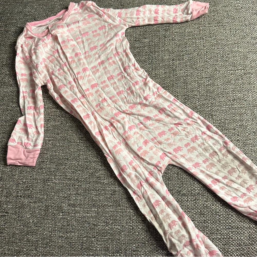 Magnetic Me Pink Elephant Cotton Footie